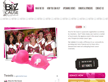 Tablet Screenshot of brazforthecause.com